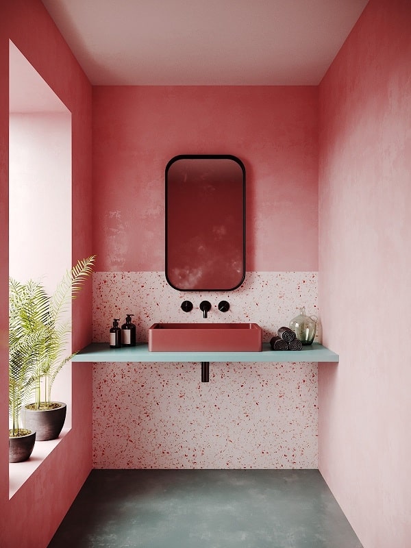 Top những mẫu phòng tắm màu hồng đỉnh của đỉnh 2